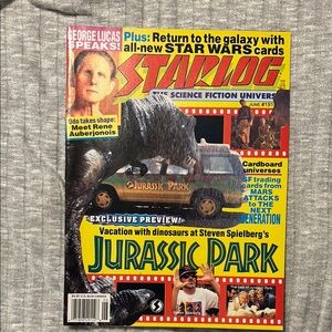 Starlog Magazine Featuring Jurassic Park